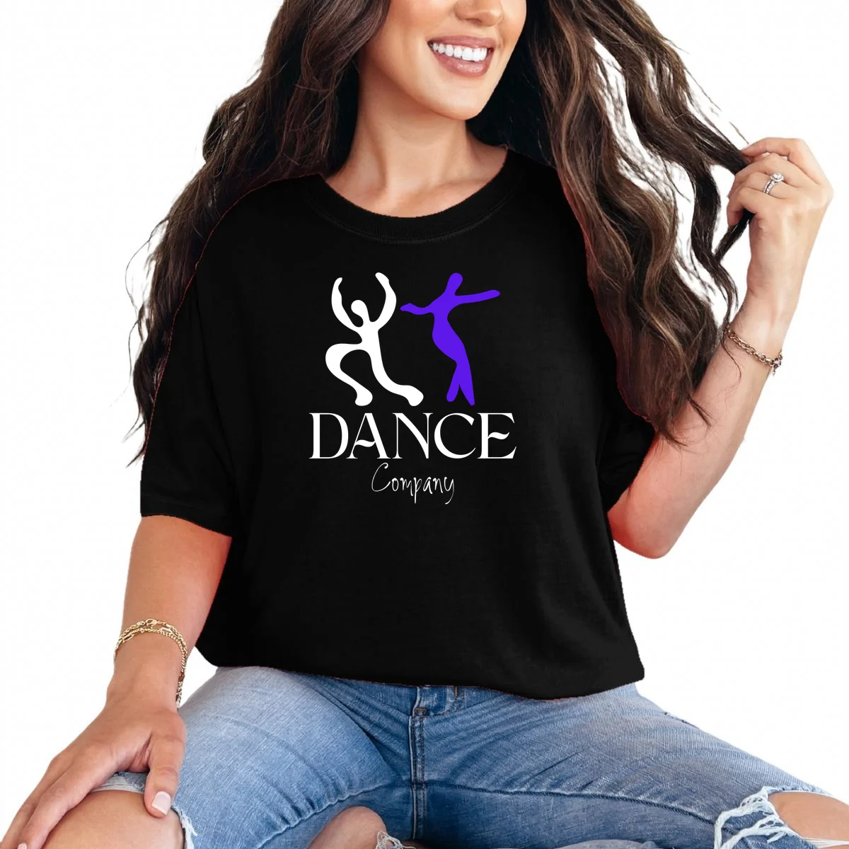 Dance Company Name Customizable T-Shirt - Front