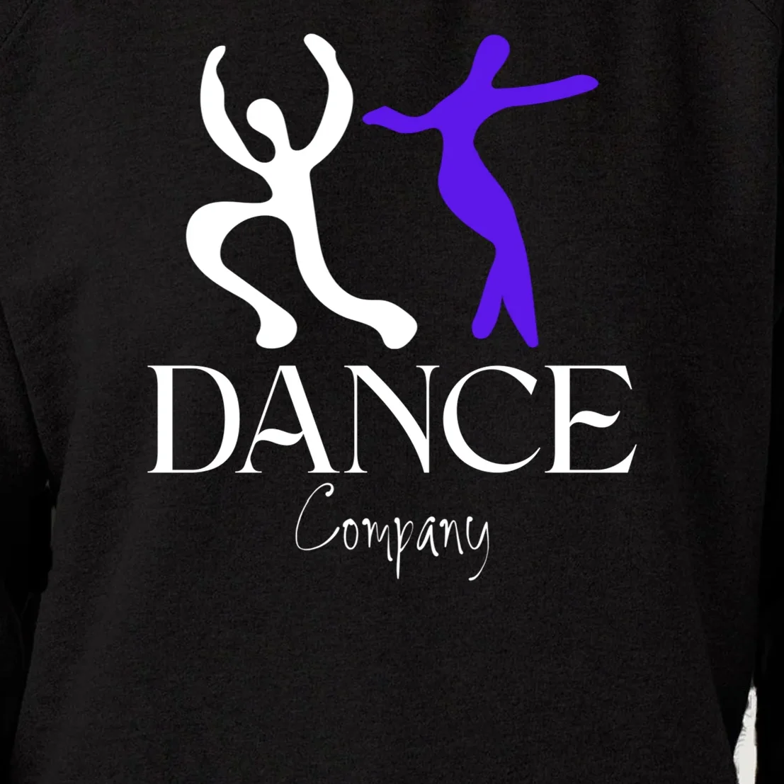 Dance Company Name Customizable Women's Sweatshirt - Front - Close-up