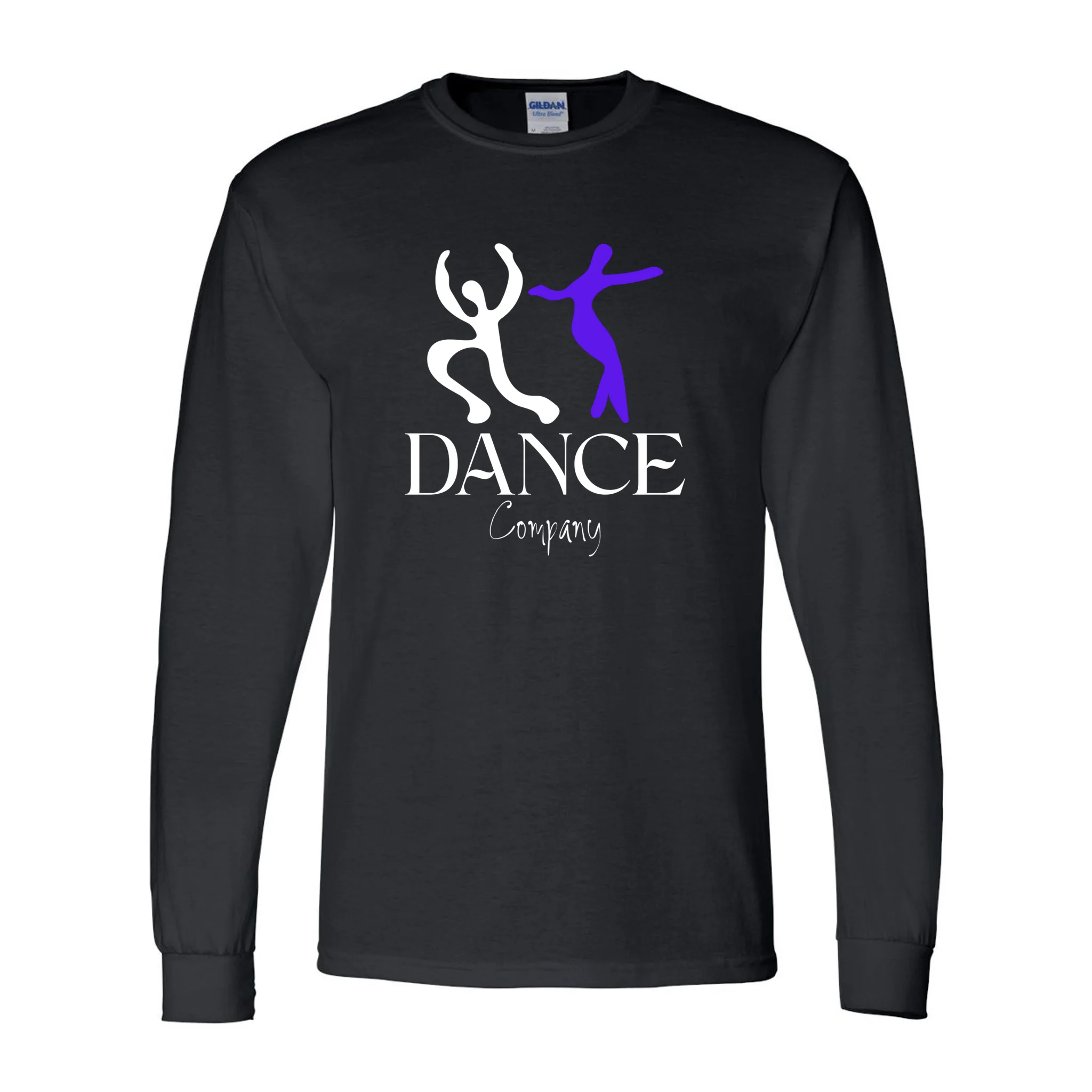 Dance Company Name Customizable Gildan Men's Long Sleeve Shirt - Front