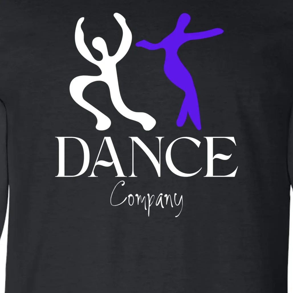 Dance Company Name Customizable Gildan Men's Long Sleeve Shirt - Front - Close-up