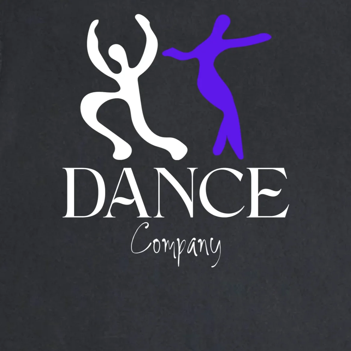 Dance Company Name Customizable Men's Oversized Heavyweight T-Shirt - Front - Close-up