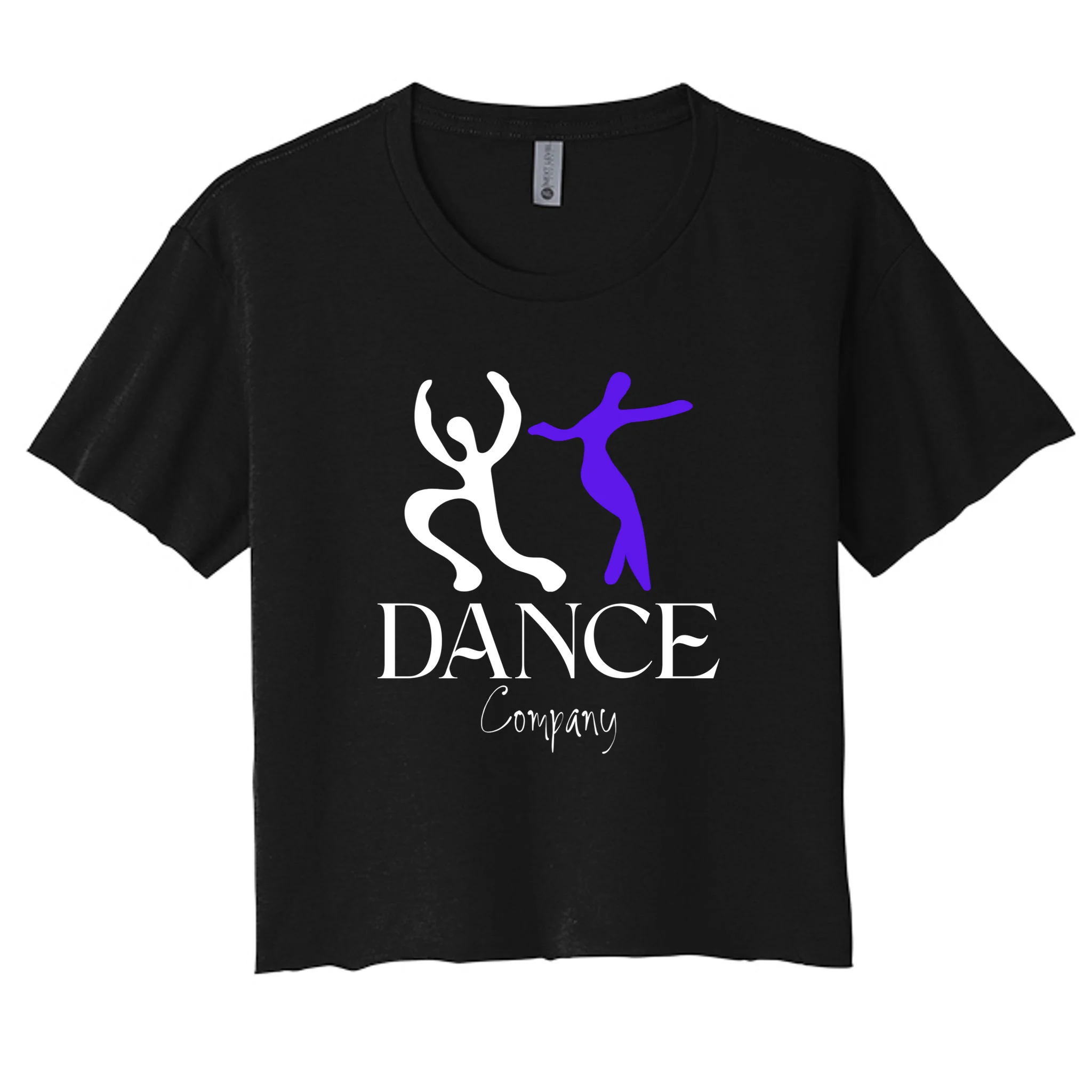 Dance Company Name Customizable Women's Crop T-Shirt - Front