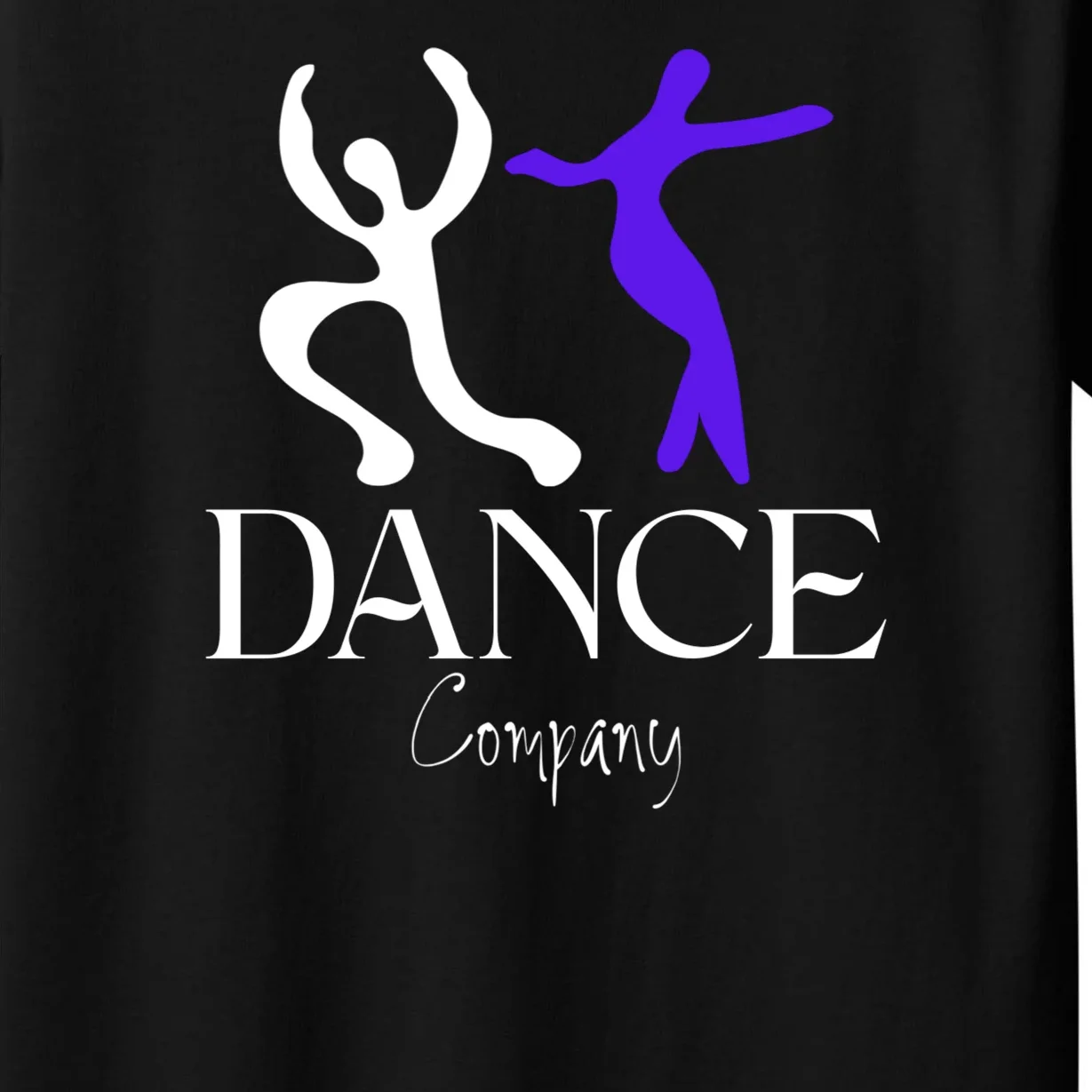Dance Company Name Customizable Kids T-Shirt - Front - Close-up
