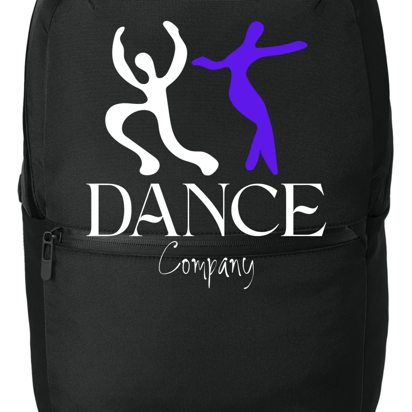 Dance Company Name Customizable Backpack - Front - Close-up