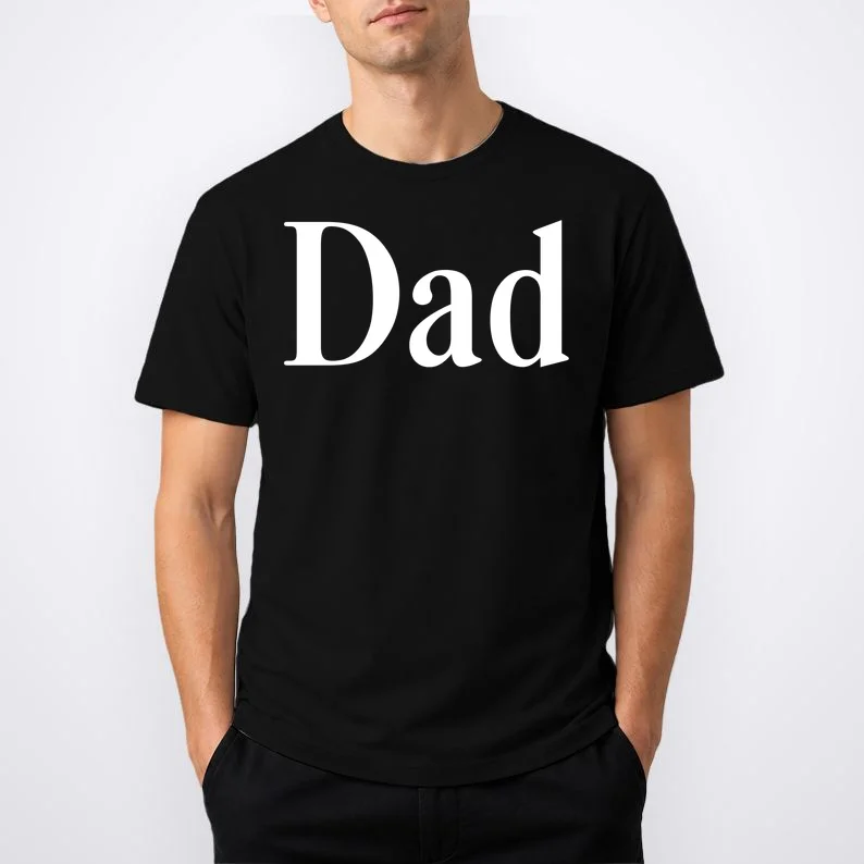 Dad Custom Kids Name Sleeve T-Shirt - Front 1