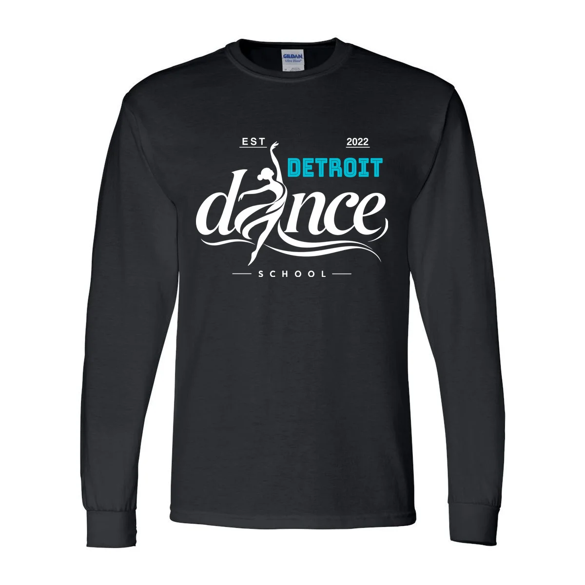 Dance Studio EST Name Customizable Long Sleeve T-Shirt - Front
