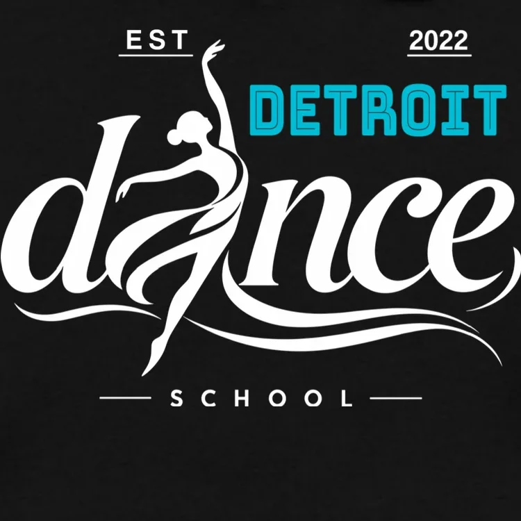 Dance Studio EST Name Customizable Men's Hoodie - Front - Close-up
