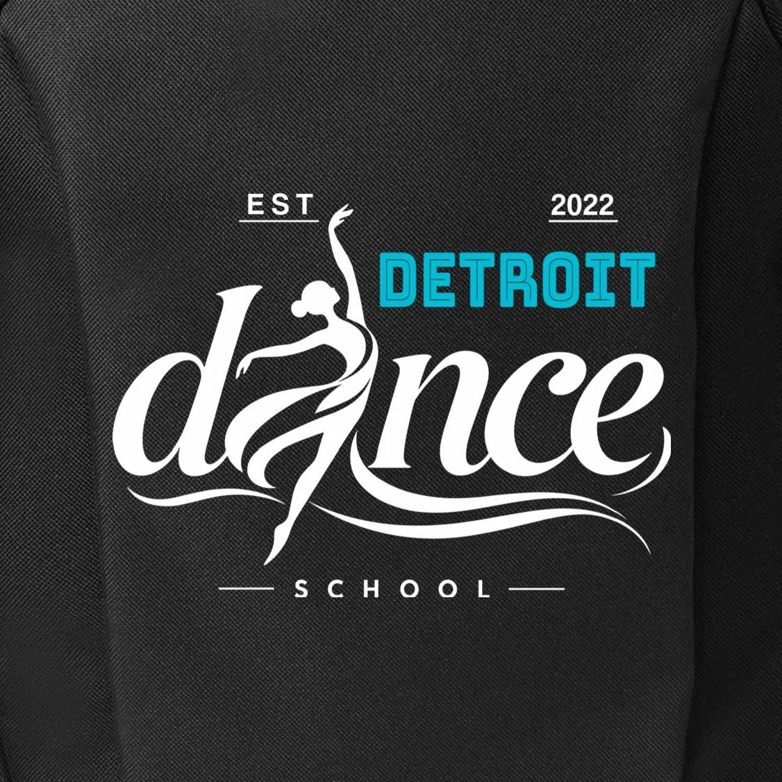 Dance Studio EST Name Customizable Backpack - Front - Close-up