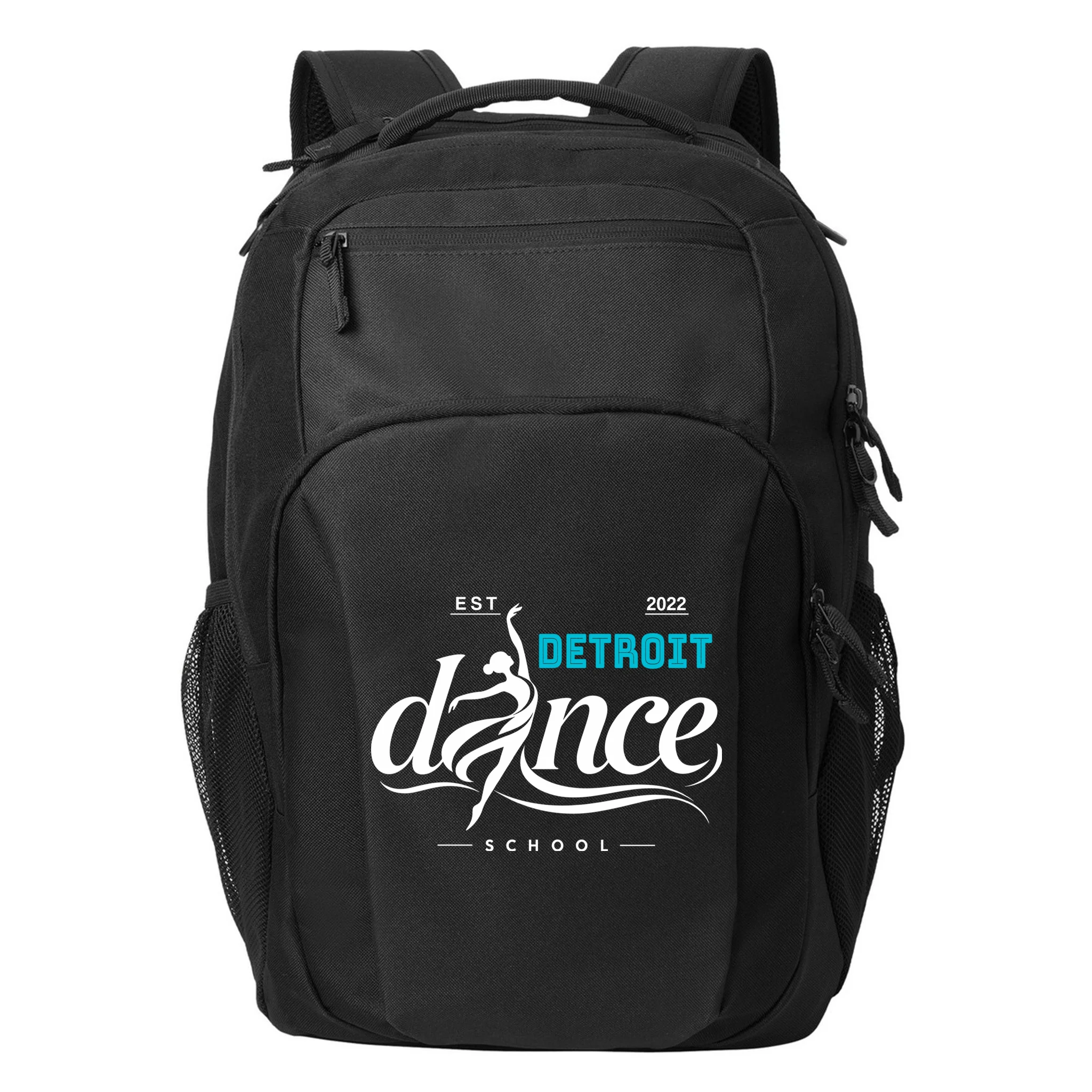 Dance Studio EST Name Customizable Backpack - Front