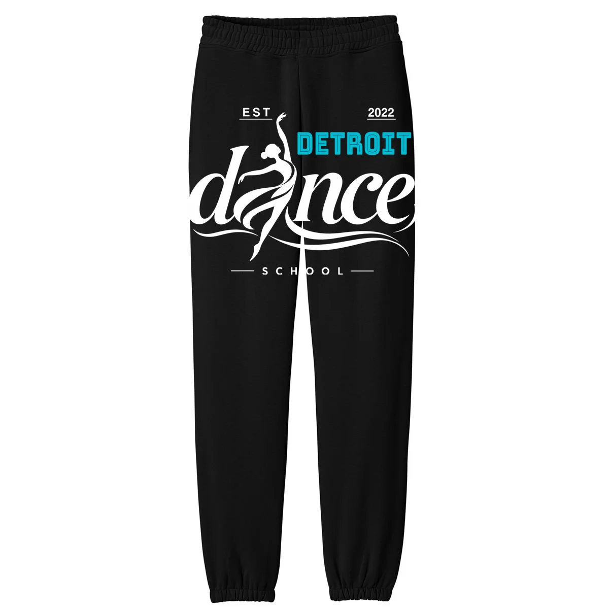 Dance Studio EST Name Customizable District® V.I.T.™ Heavyweight Fleece Sweatpant - Front