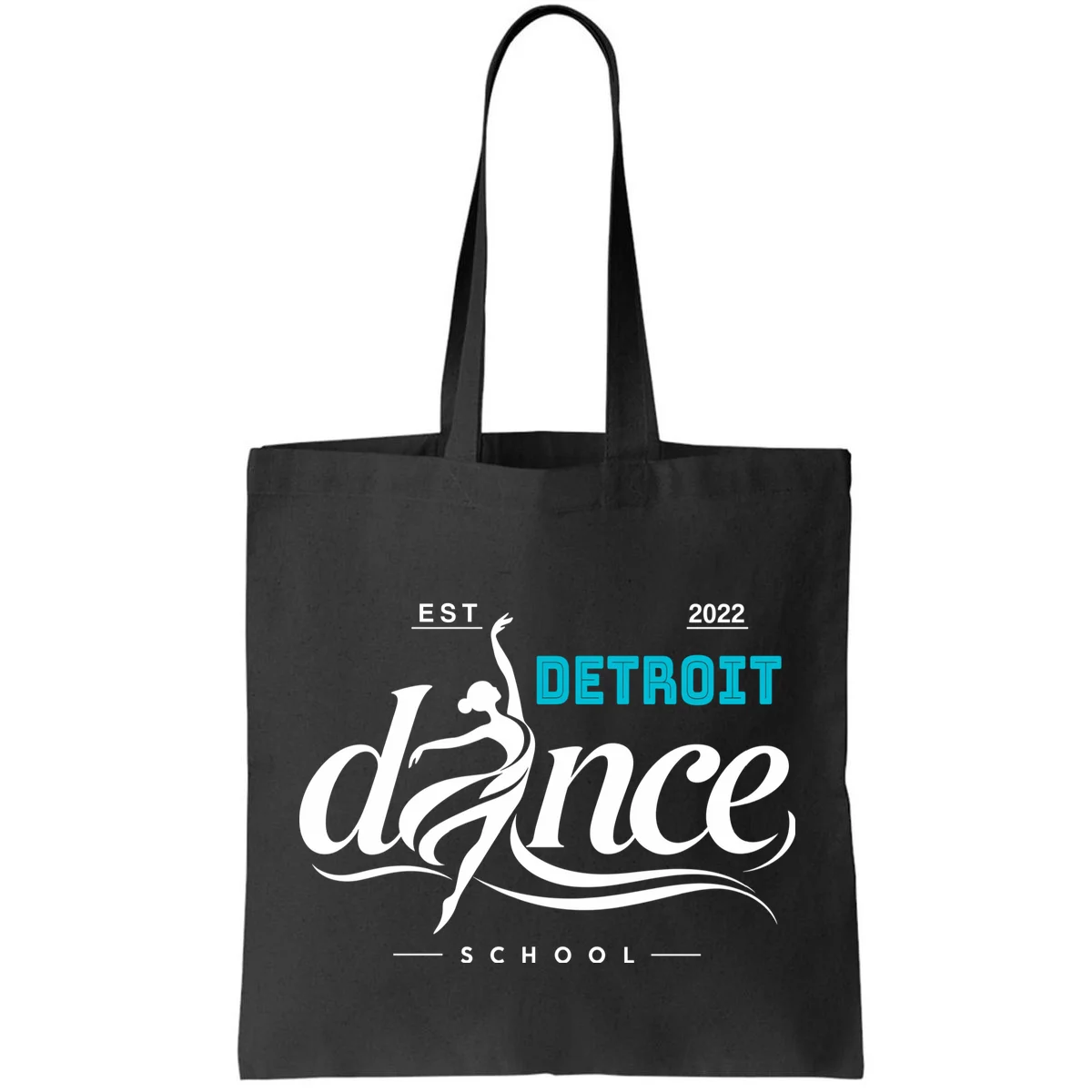 Dance Studio EST Name Customizable Tote Bag - Front