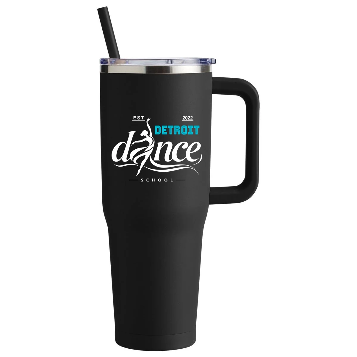 Dance Studio EST Name Customizable 40oz Tumbler - Front