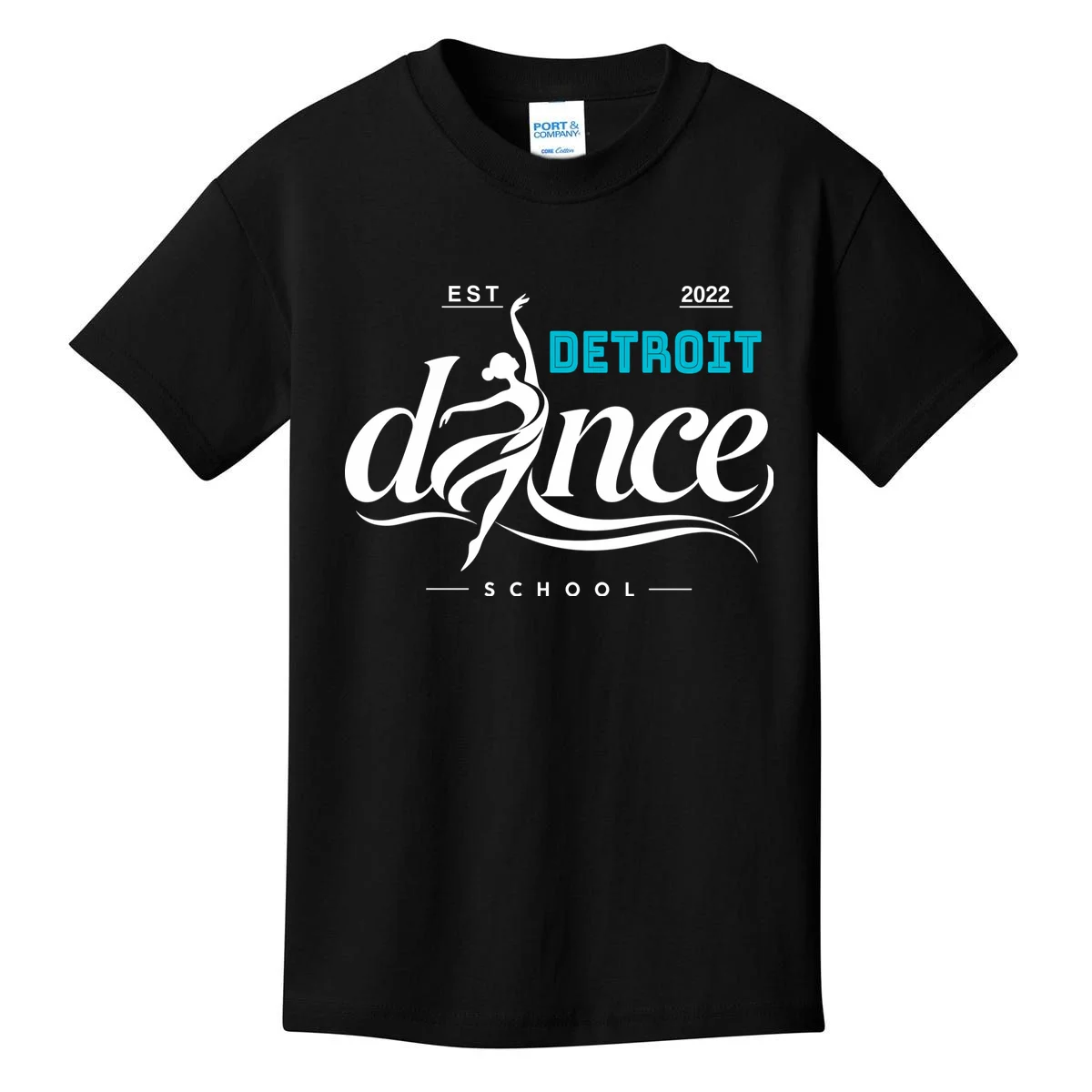 Dance Studio EST Name Customizable Kids T-Shirt - Front