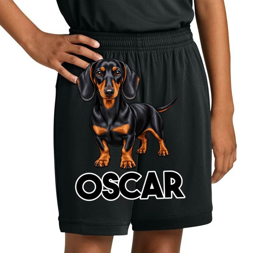Dachshund Personalized Pet Name Dog Kids Shorts - Front 1