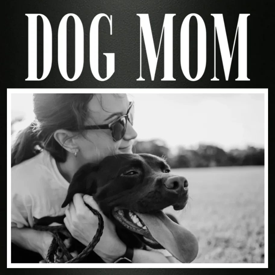 Dog Mom Custom Photo Gift 20oz Tumbler - Front - Close-up