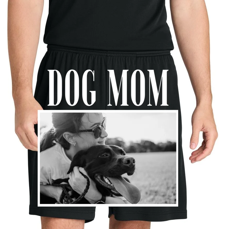Dog Mom Custom Photo Gift Men's Shorts - Front 1