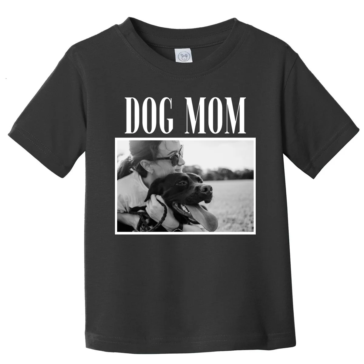 Dog Mom Custom Photo Gift Toddler T-Shirt - Front