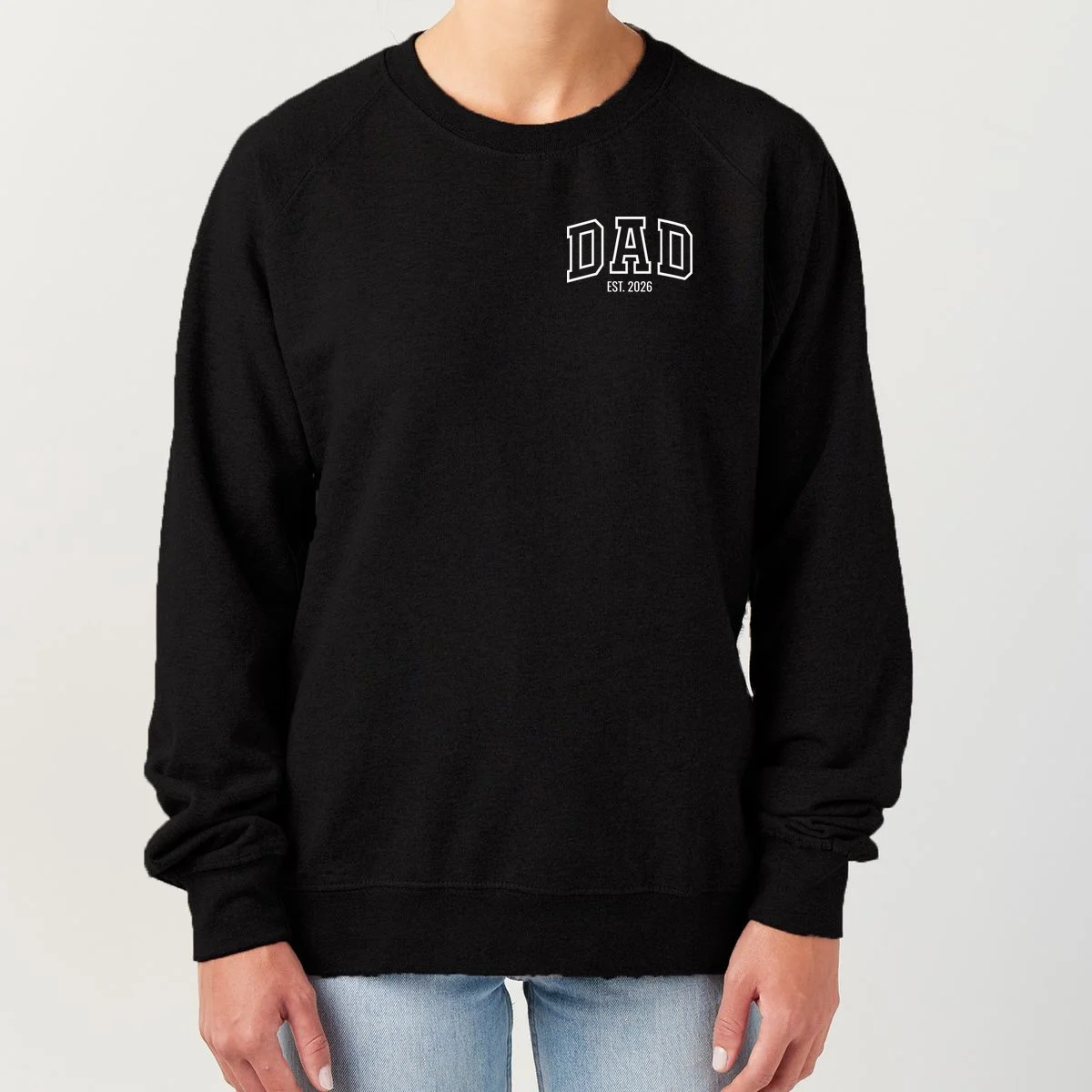 DAD New Dad Custom Women's Sweatshirt - Front