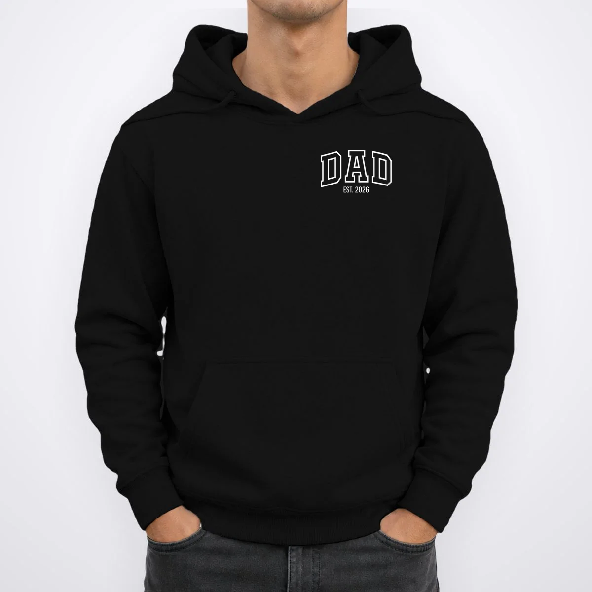 DAD New Dad Custom Hoodie - Front 1