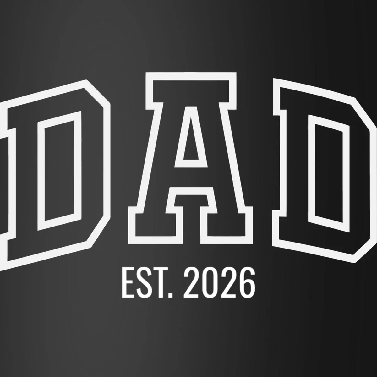 DAD New Dad Custom Coaster - Front - Close-up