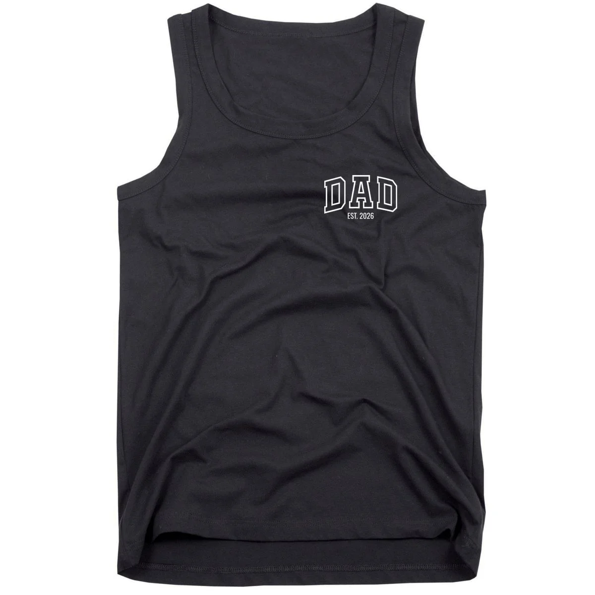 DAD New Dad Custom Tank Top - Front