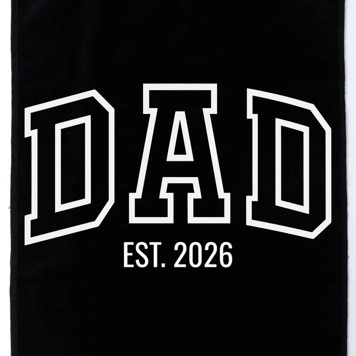 DAD New Dad Custom Golf Towel - Front - Close-up