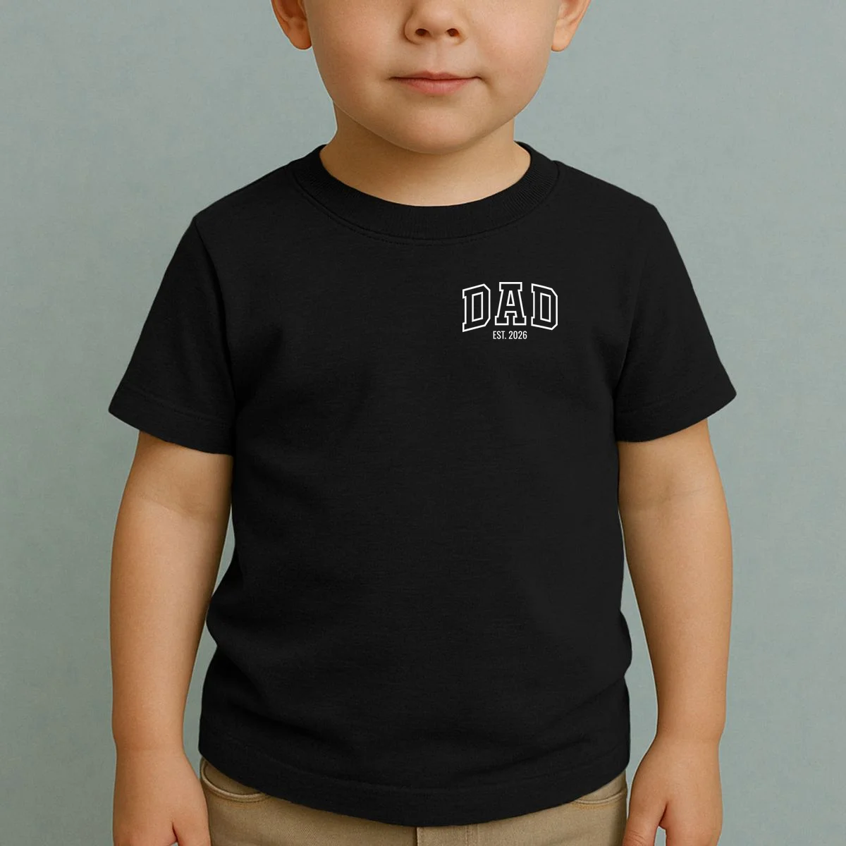 DAD New Dad Custom Toddler T-Shirt - Front 1