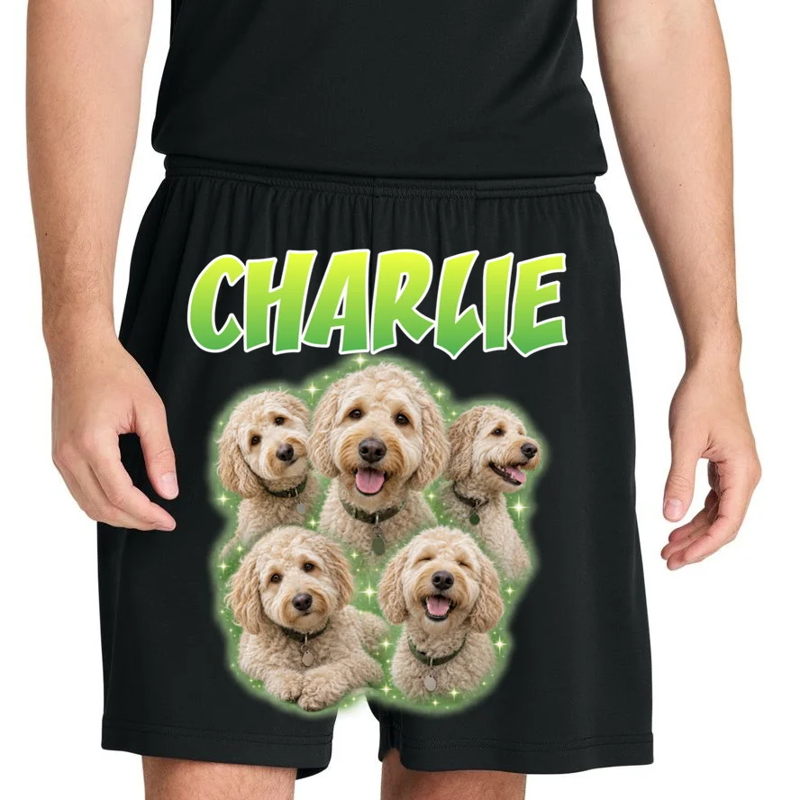 Dog Portrait Personalized Photo Custom Gift  - Dog Lover Gift For Pet Owners Men's Shorts - Front 1