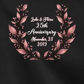 Elegant Blush Floral 25th Anniversary Celebration Kids Jacket - Front - Close-up