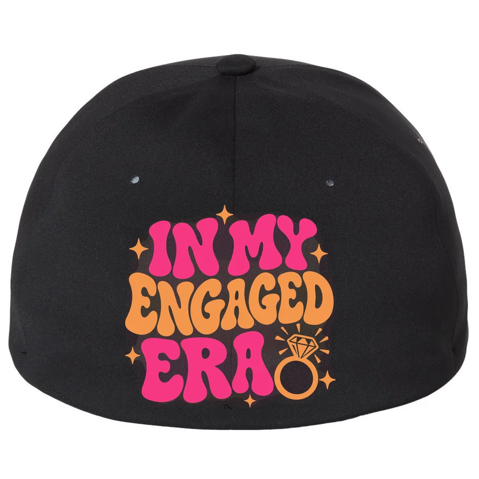 Engaged Era Personalized Future Mrs. Custom Gift - Future Mrs. Ring Design Flexfit Men's Snapback Hat - Back - Close-up