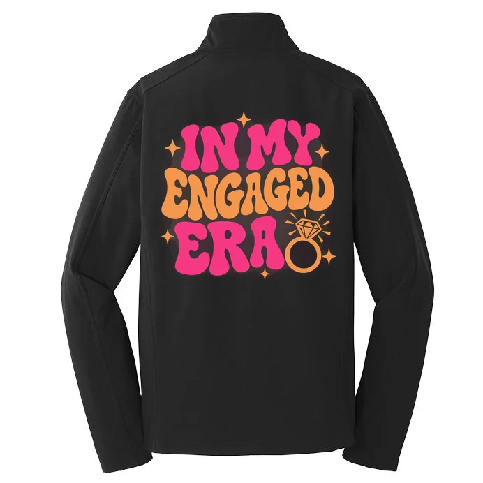 Engaged Era Personalized Future Mrs. Custom Gift - Future Mrs. Ring Design Men's Soft Jacket - Back - Close-up