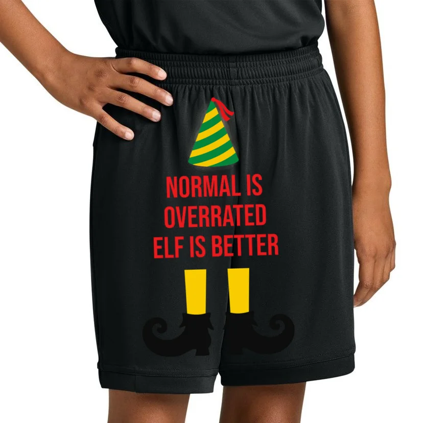 Elf Legs Funny Christmas Quote Matching Family Kids Shorts - Front 1