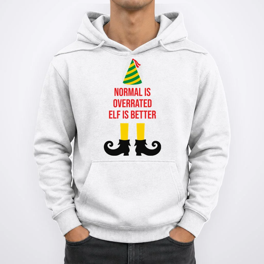 Elf Legs Funny Christmas Quote Matching Family Men's Hoodie - Front 1