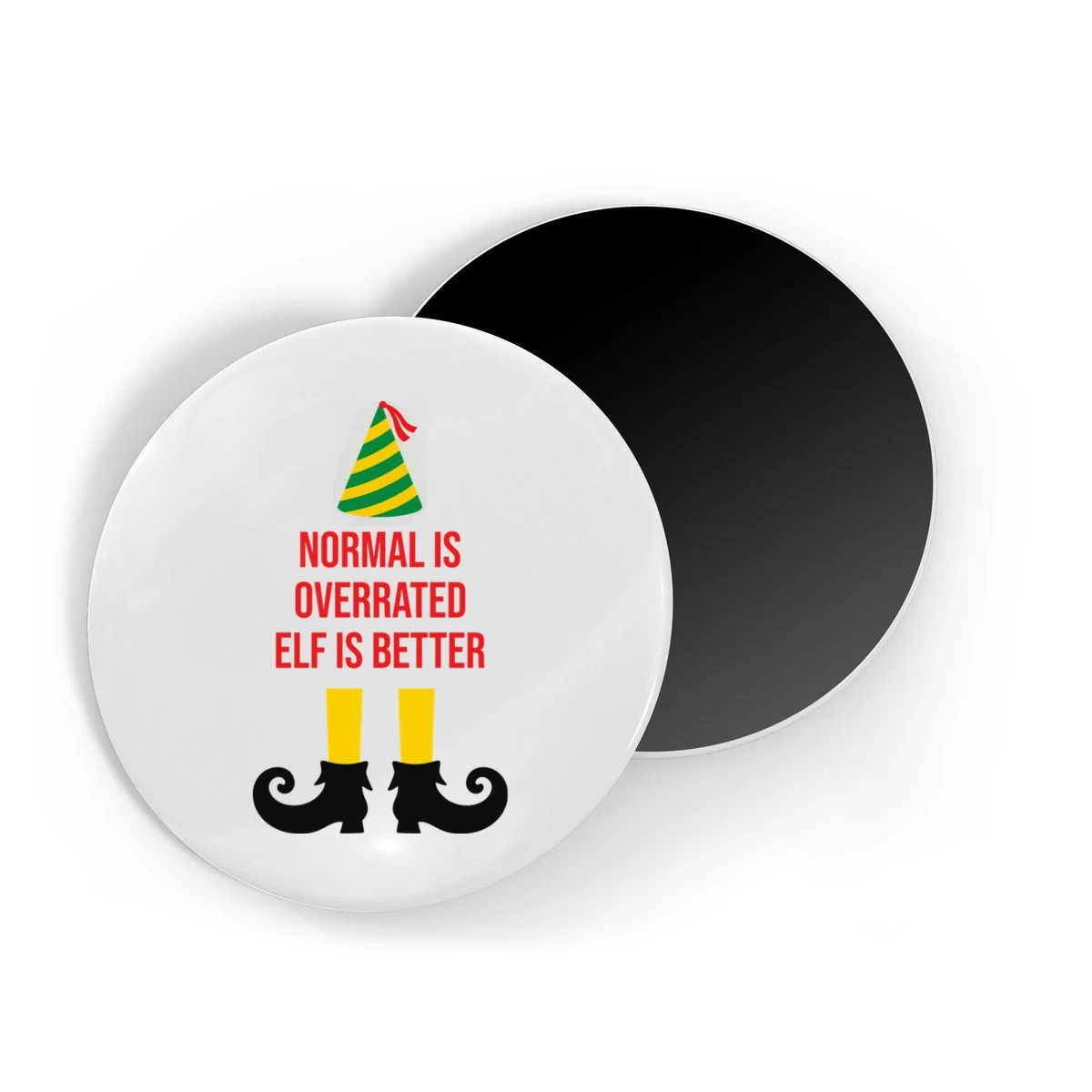 Elf Legs Funny Christmas Quote Matching Family Magnet - Front