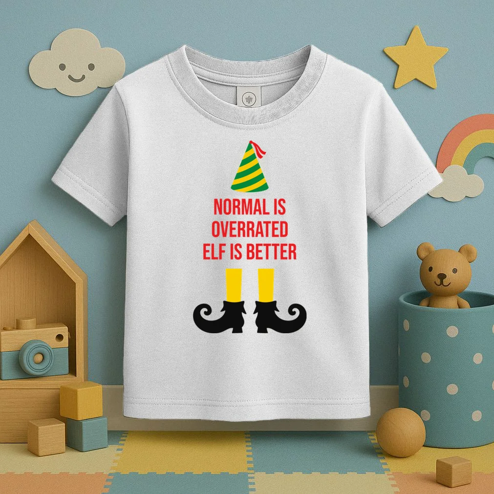Elf Legs Funny Christmas Quote Matching Family Toddler T-Shirt - Front 2