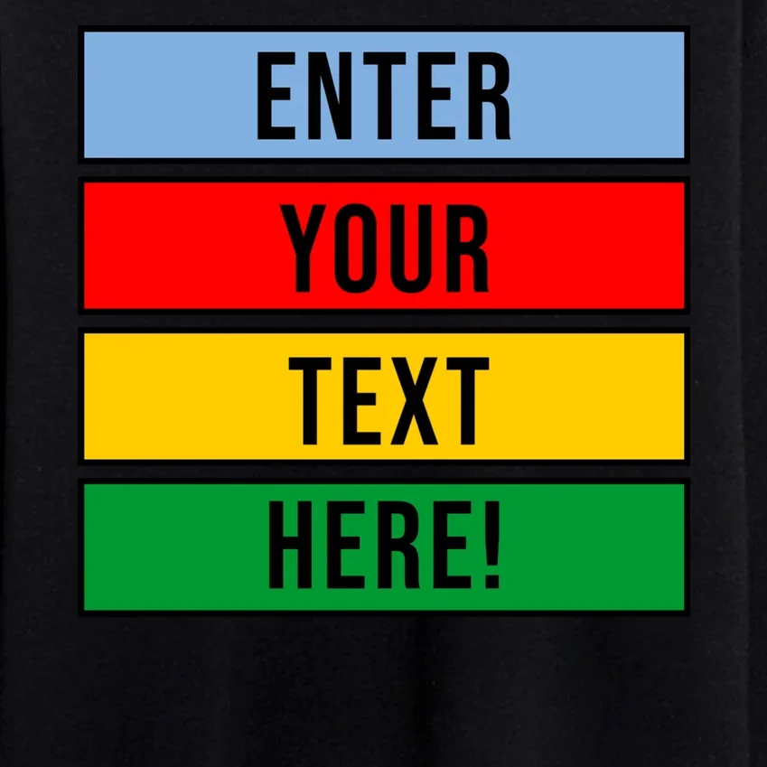 ENTER YOUR TEXT HERE! Custom Colorful Rectangles Personalized Men's Sweatsuit - Front - Close-up