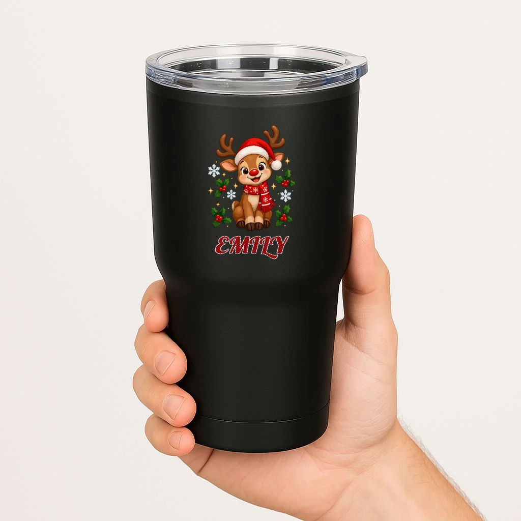 Family Christmas Crew Making Memories Together 2026 20oz Tumbler - Front 1