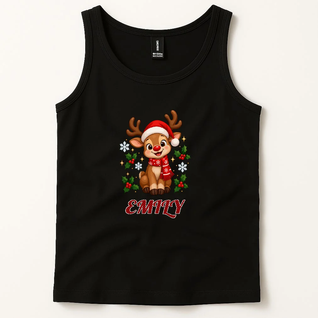 Family Christmas Crew Making Memories Together 2026 Men's Tank Top - Front 1