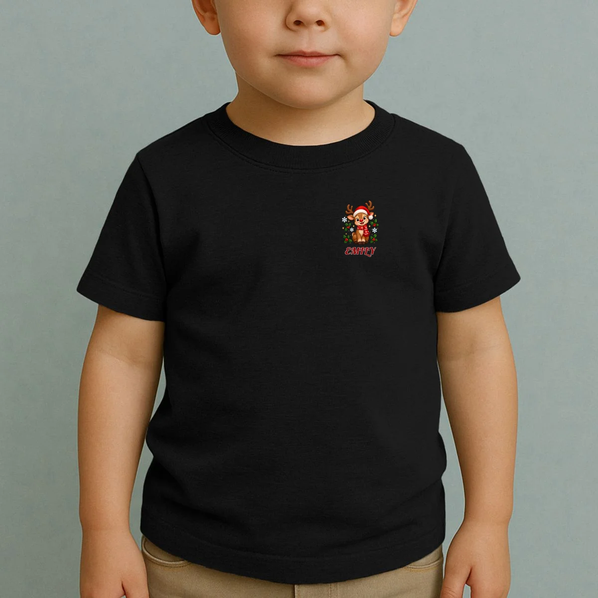 Family Christmas Crew Making Memories Together 2026 Toddler T-Shirt - Front 1