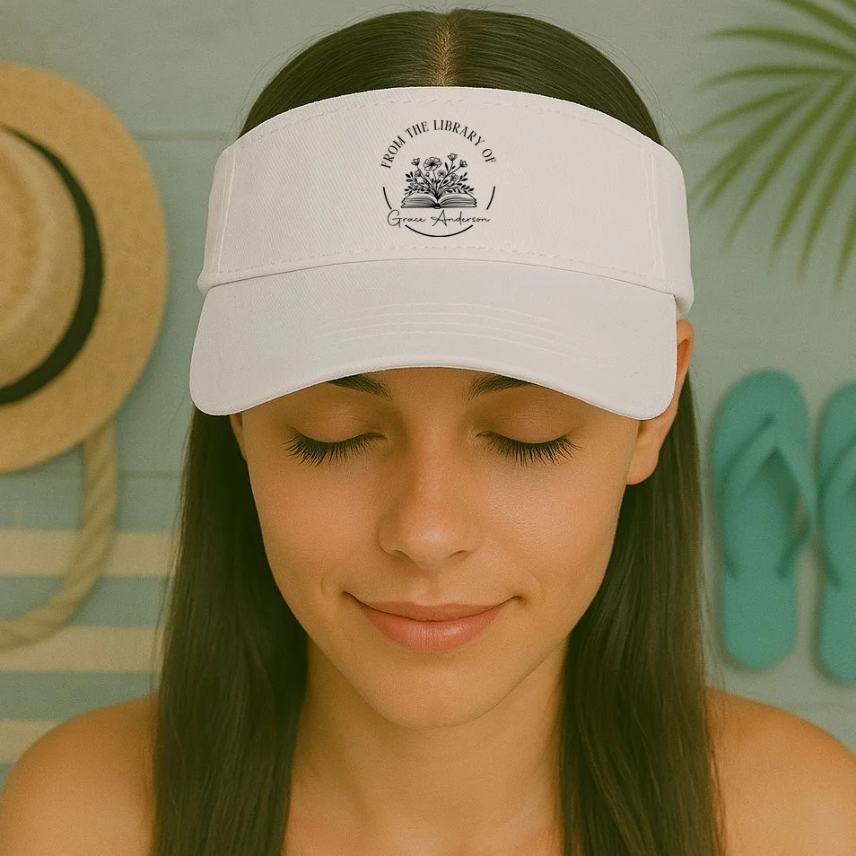 Personalized From the Library of Name Visor - Front 1