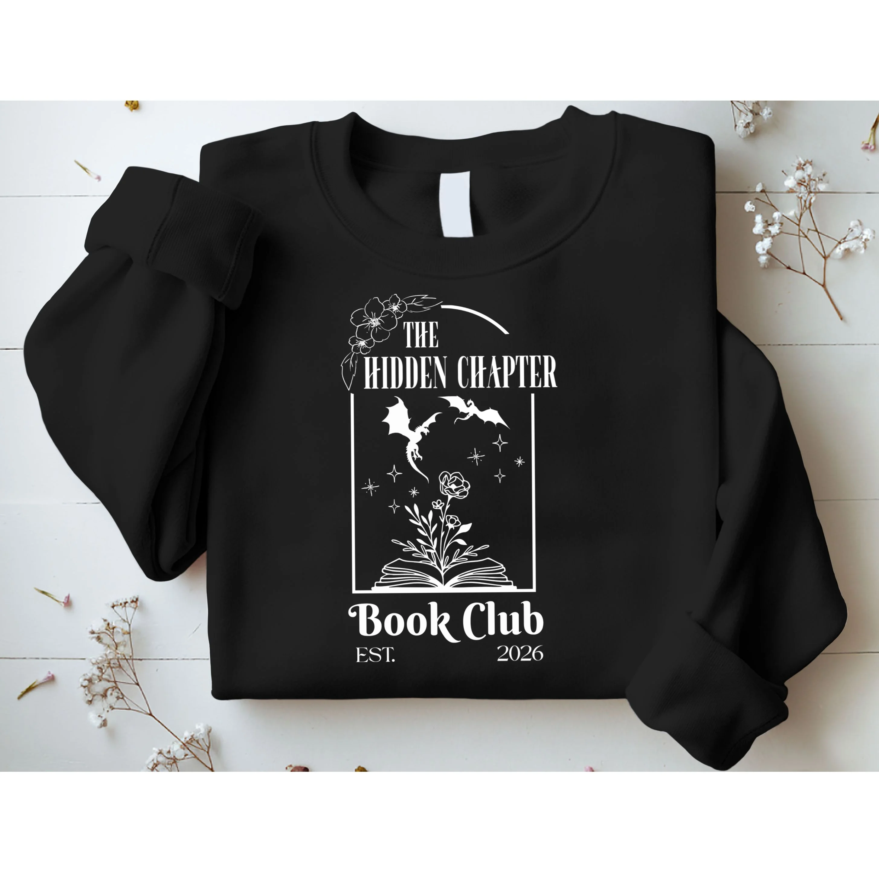 Fantasy Book Customizable Book Club Sweatshirt - Front 1