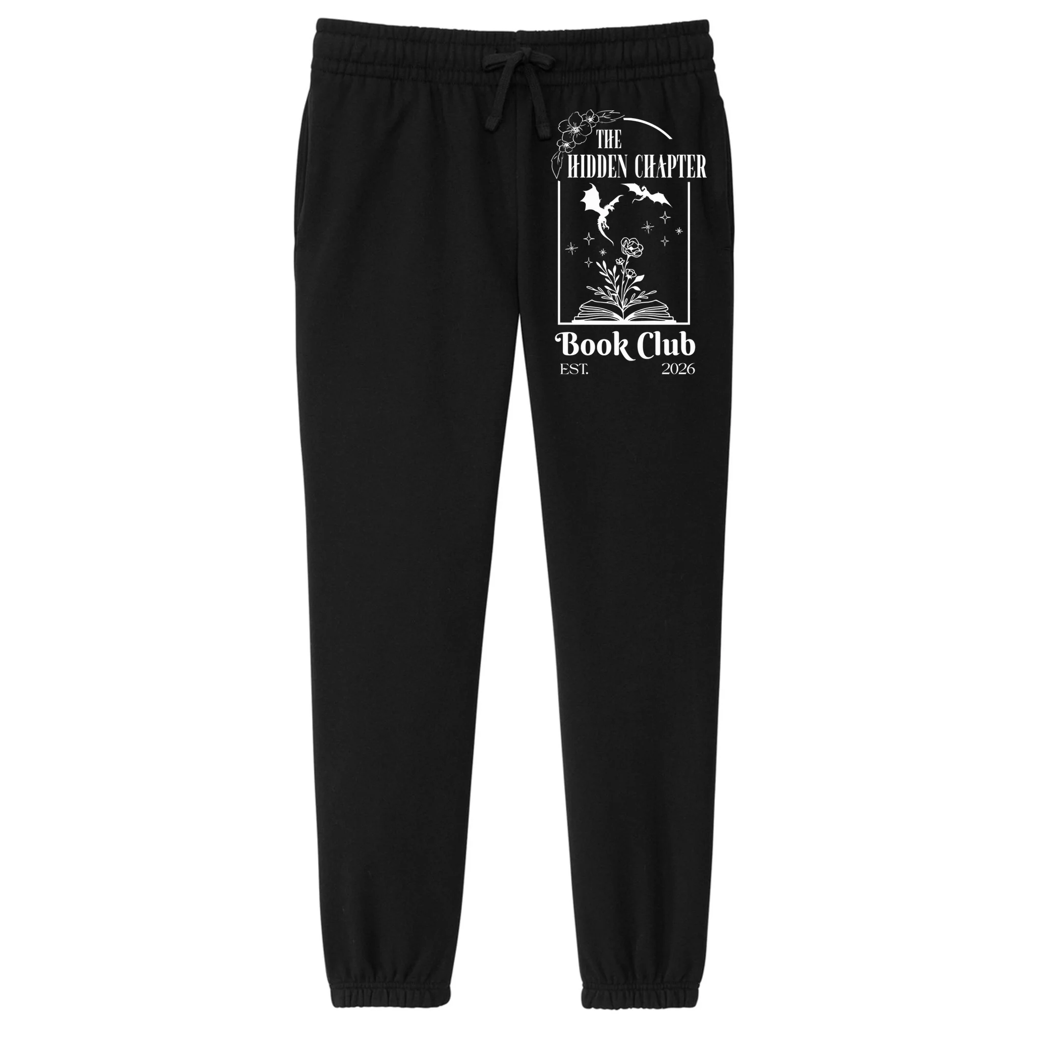 Fantasy Book Customizable Book Club Women's Fleece Sweatpants - Front