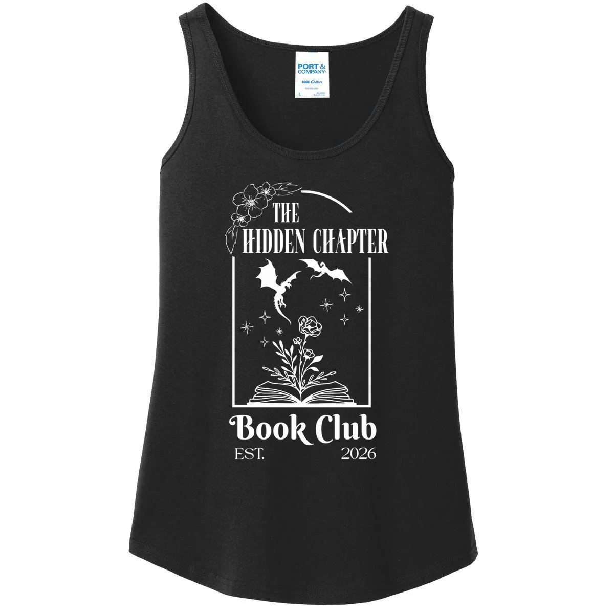 Fantasy Book Customizable Book Club Women's Tank Top - Front