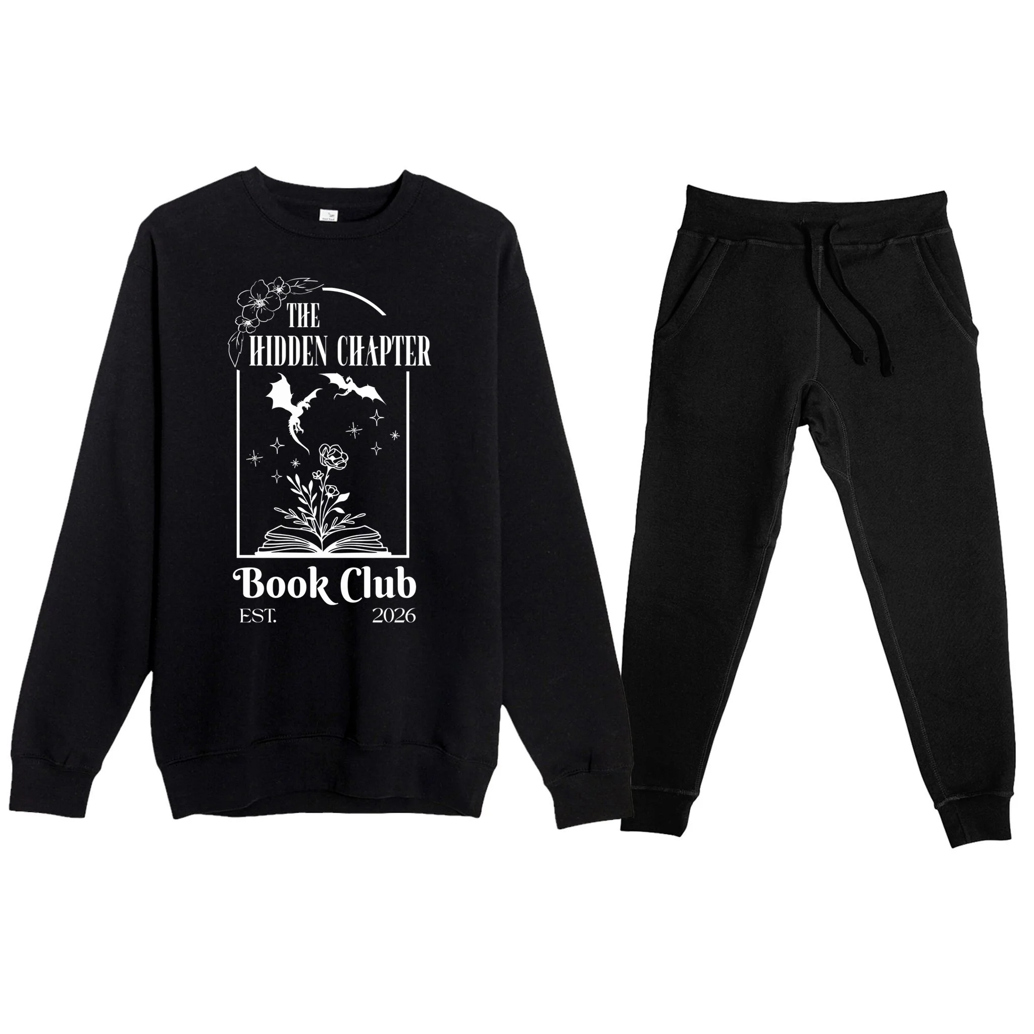 Fantasy Book Customizable Book Club Men's Sweatsuit - Front