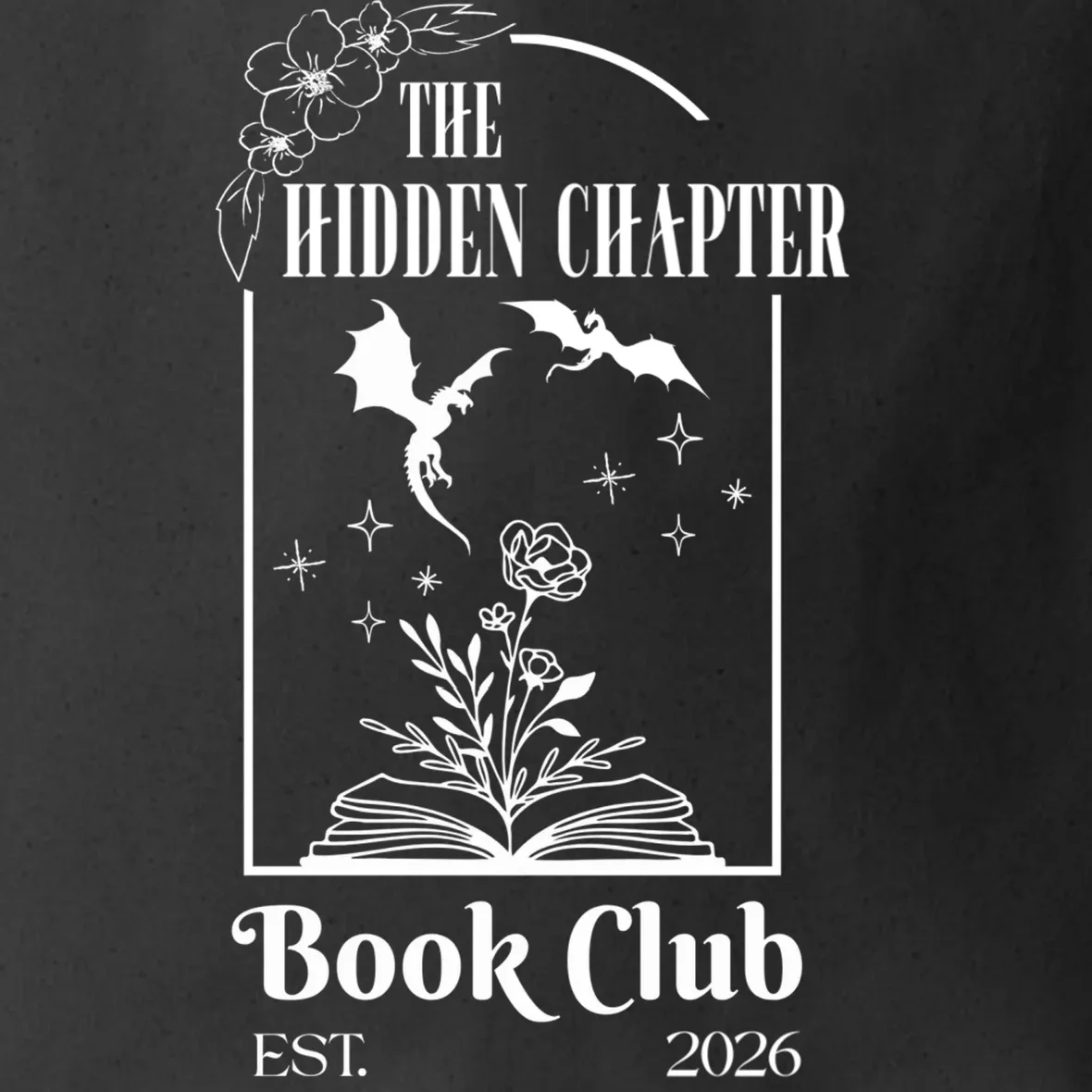 Fantasy Book Customizable Book Club Tote Bag - Front - Close-up