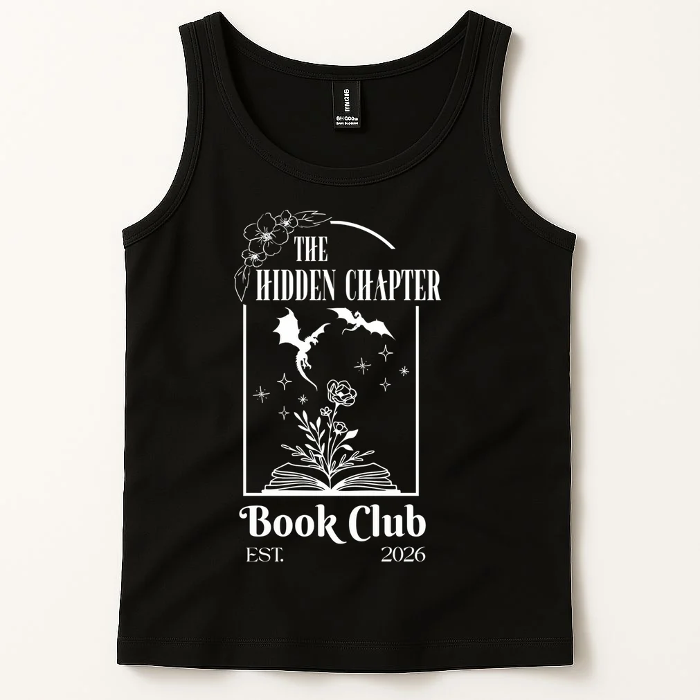 Fantasy Book Customizable Book Club Tank Top - Front 1