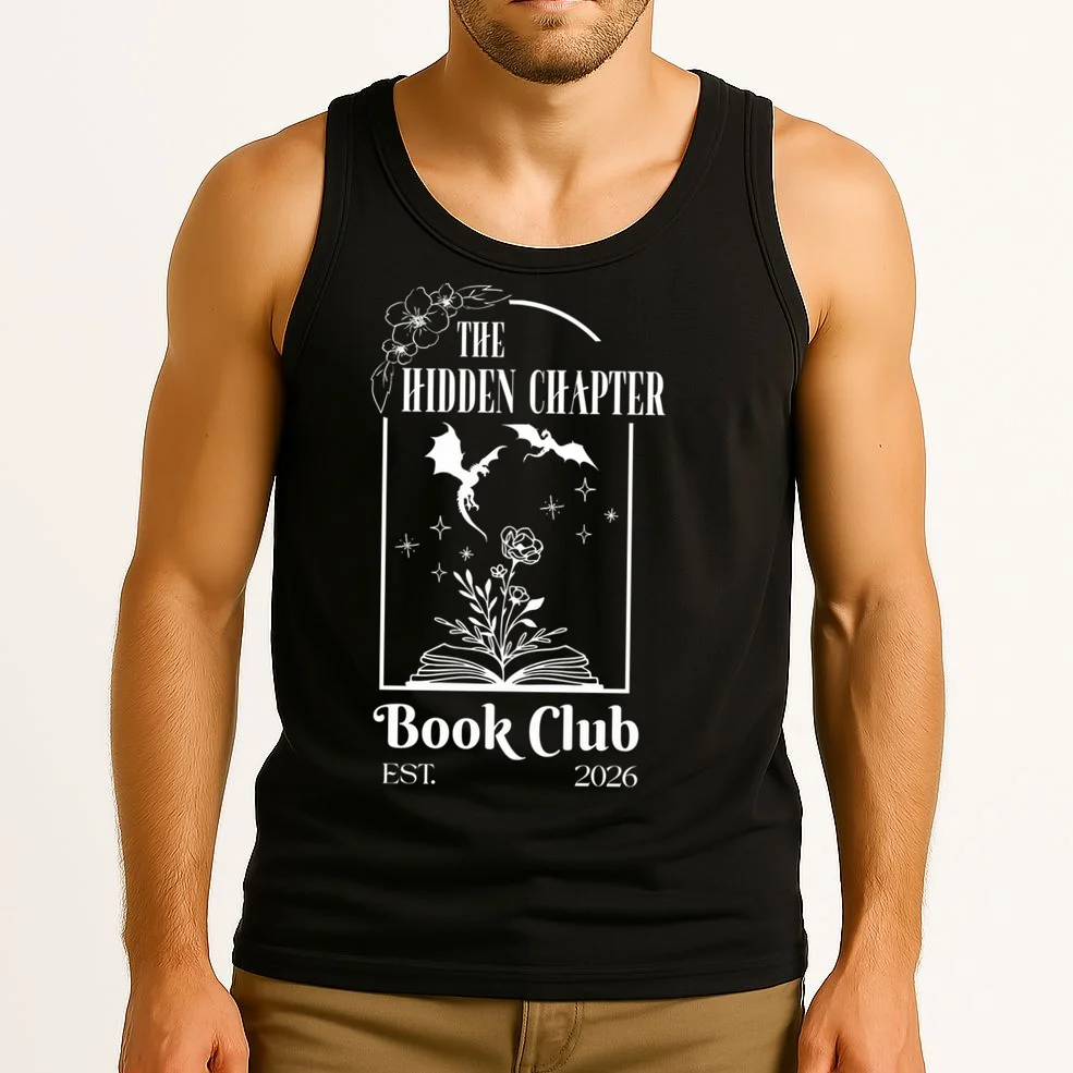 Fantasy Book Customizable Book Club Tank Top - Front 2