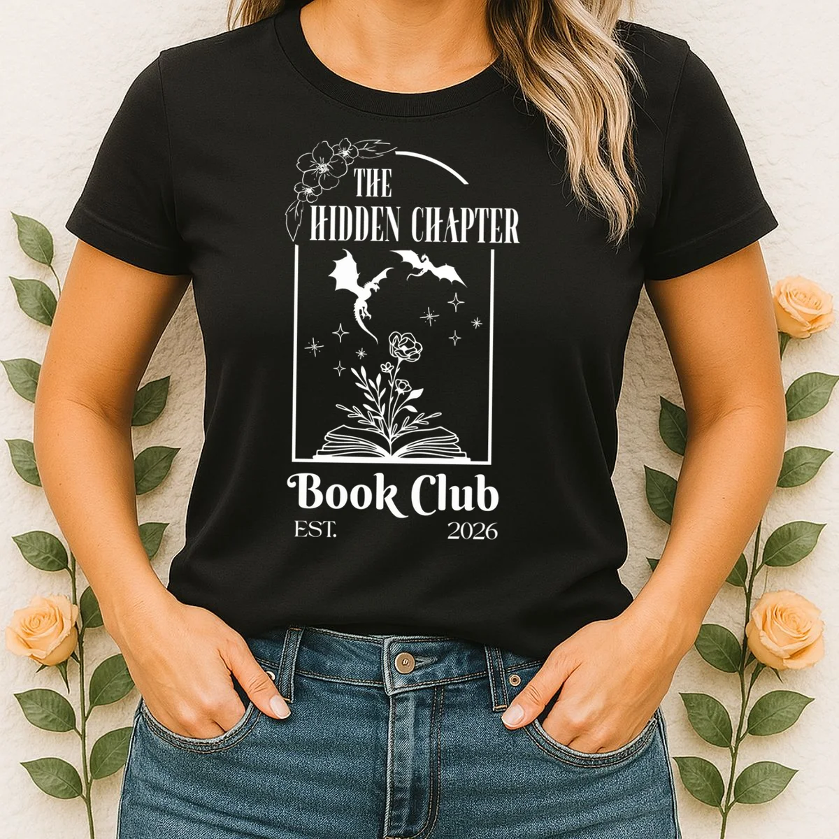Fantasy Book Customizable Book Club Women's T-Shirt - Front 1