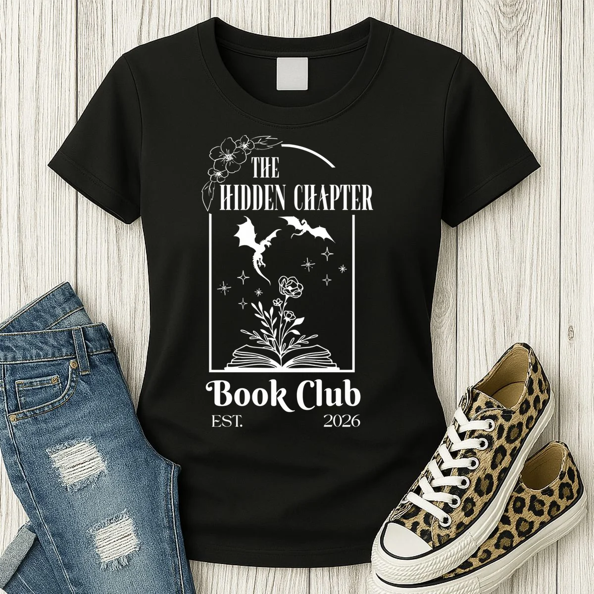 Fantasy Book Customizable Book Club Women's T-Shirt - Front 2