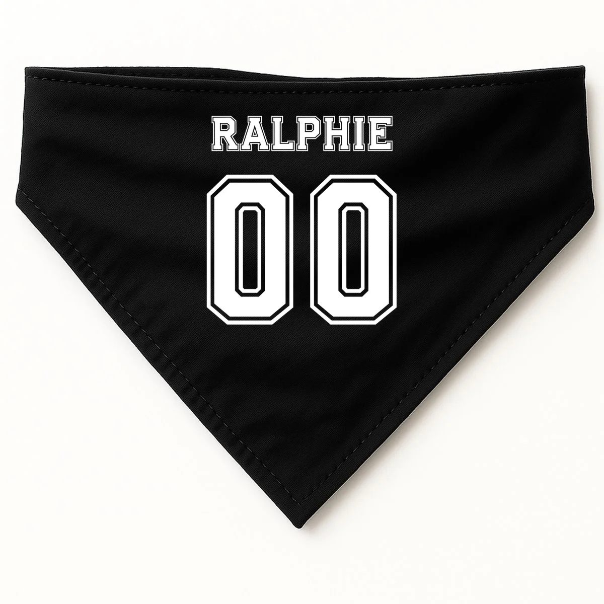 Custom Dog Halloween Football Player Doggie Bandana - Front